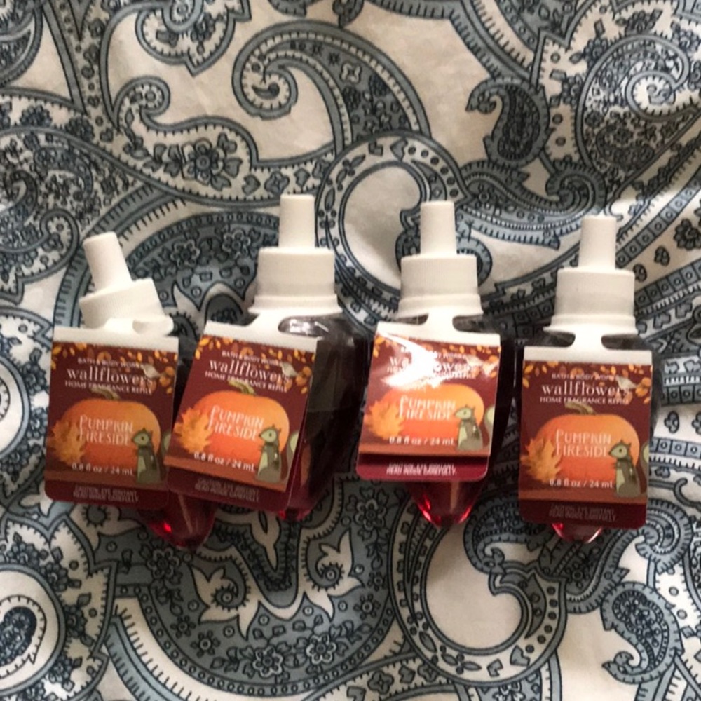 Four Pumpkin Fireside Wallflowers